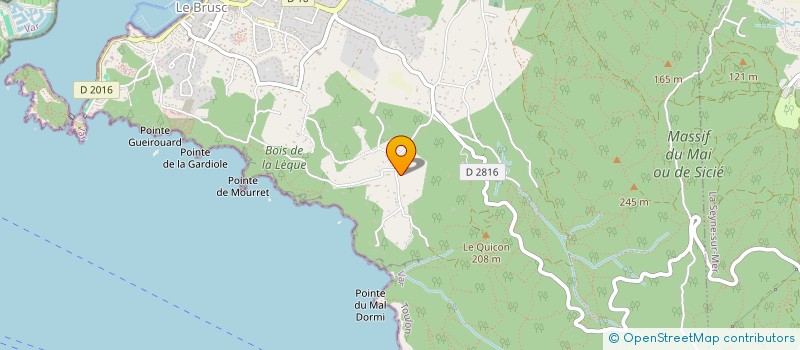 localisation de l'entreprise CYRCO à SIX-FOURS-LES-PLAGES
