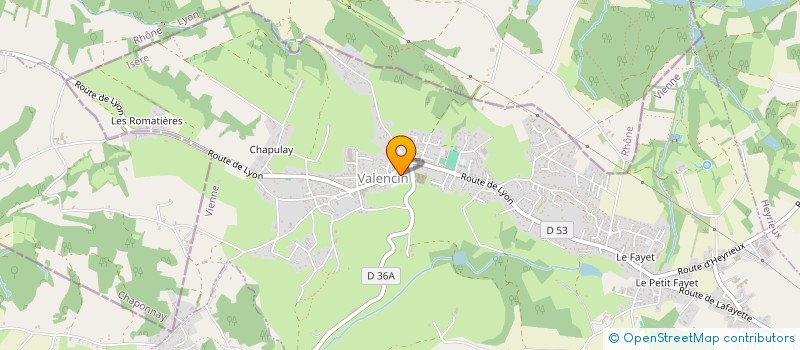 localisation de l'entreprise CYRCOBEAU  VALENCIN