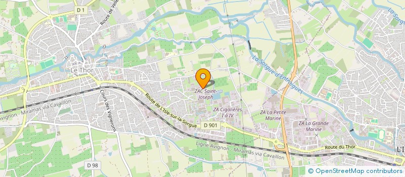 localisation de l'entreprise CYRCUL  LE THOR