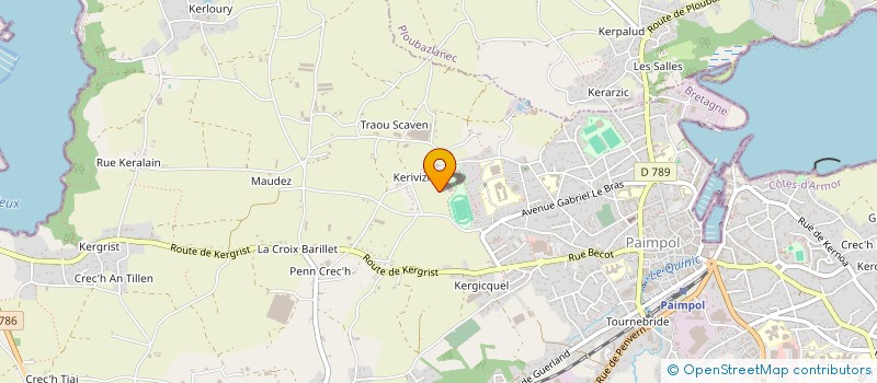 localisation de l'entreprise CYRDOM 2  PAIMPOL