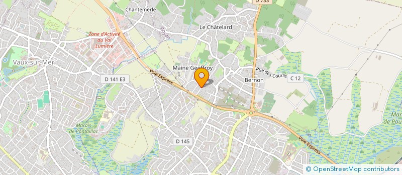 localisation de l'entreprise CYREILLEN  SAINT-PALAIS-SUR-MER