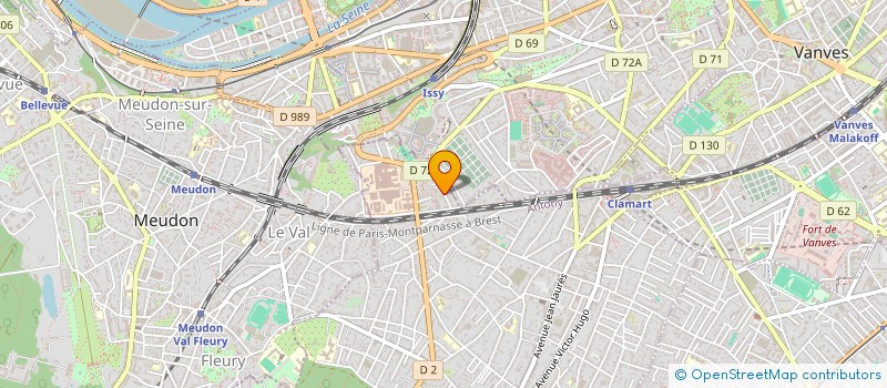 localisation de l'entreprise CYREMA à CLAMART