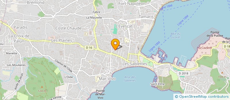 localisation de l'entreprise CYRENE à LA SEYNE-SUR-MER