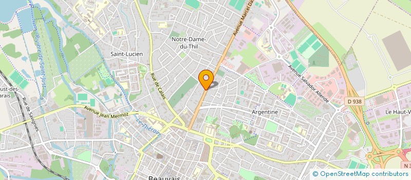 localisation de l'entreprise CYRIADOM  BEAUVAIS