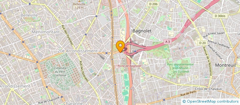 localisation de l'entreprise CYRIAK PRO  PARIS