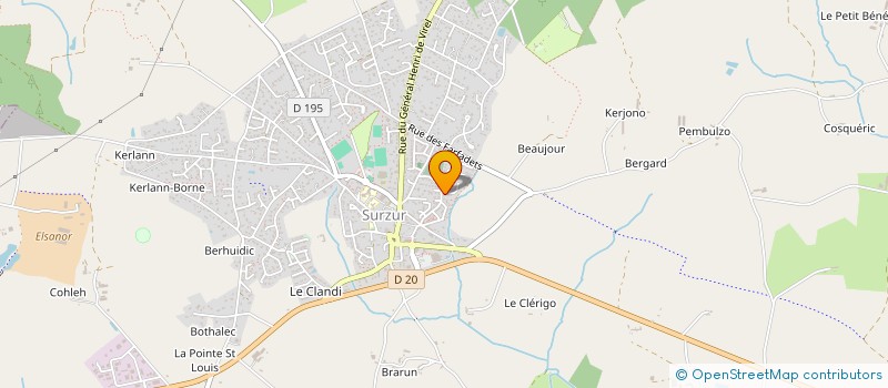 localisation de l'entreprise CYRIAL  SURZUR