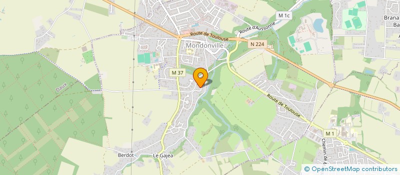 localisation de l'entreprise CYRIEL  MONDONVILLE