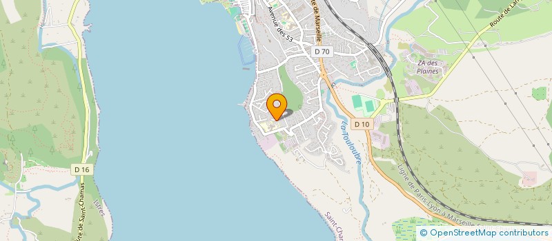 localisation de l'entreprise CYRIELLE  SAINT-CHAMAS