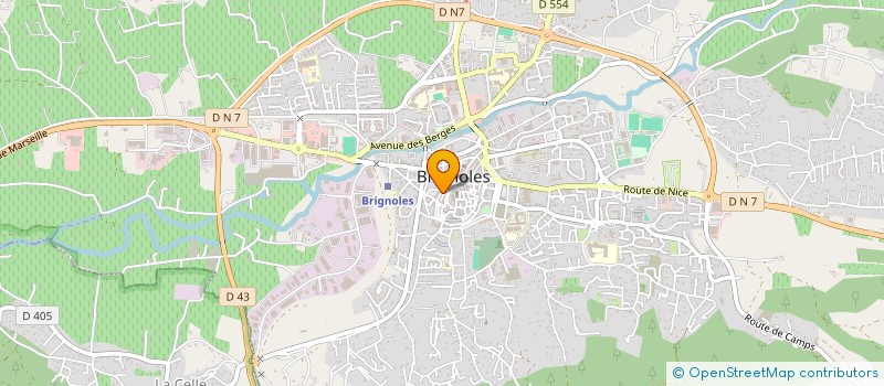 localisation de l'entreprise CYRIELLE PRIME à BRIGNOLES