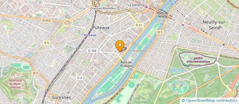 localisation de l'entreprise CYRIL AUTO  PUTEAUX