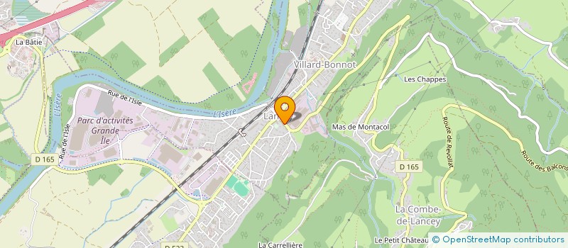 localisation de l'entreprise CYRIL BENIGNI COORDINATIONS  VILLARD-BONNOT