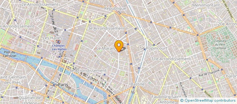 localisation de l'entreprise CYRIL&BOUTS  PARIS