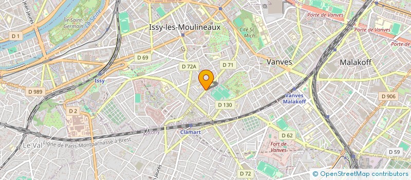 localisation de l'entreprise CYRIL CLEMENT TRANSACTIONS à ISSY-LES-MOULINEAUX
