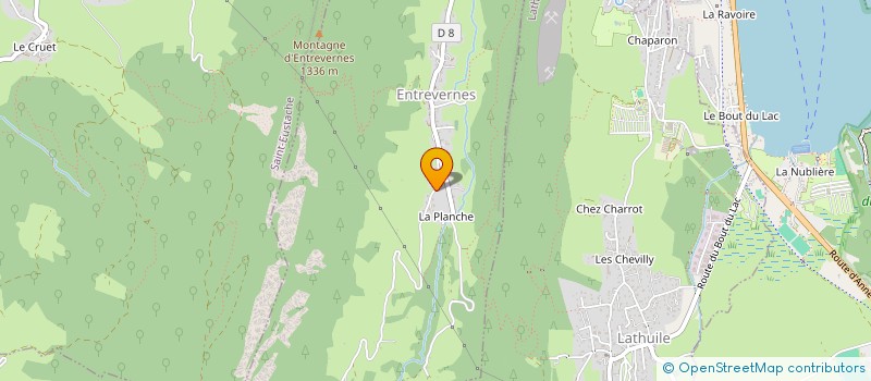 localisation de l'entreprise CYRIL COMBES ARCHITECTURE & DESIGN  ENTREVERNES