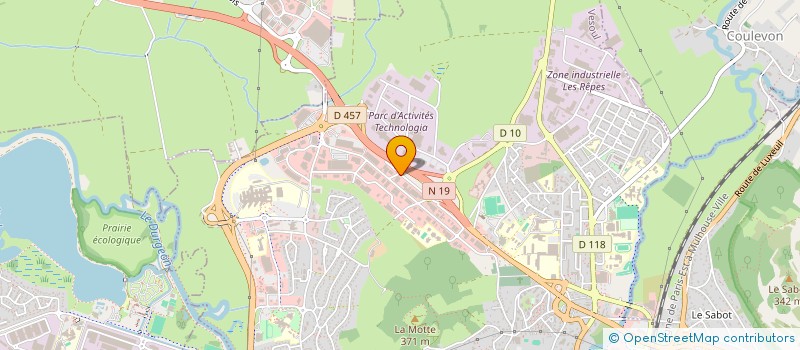 localisation de l'entreprise CYRIL CORROY  VESOUL