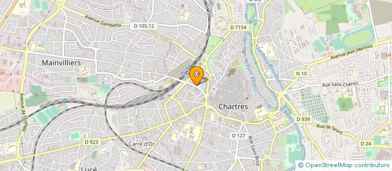 localisation de l'entreprise CYRIL D'ARAQUY ET XAVIER SOUSAN, HUISSIERS DE JUSTICE ASSOCIES à CHARTRES