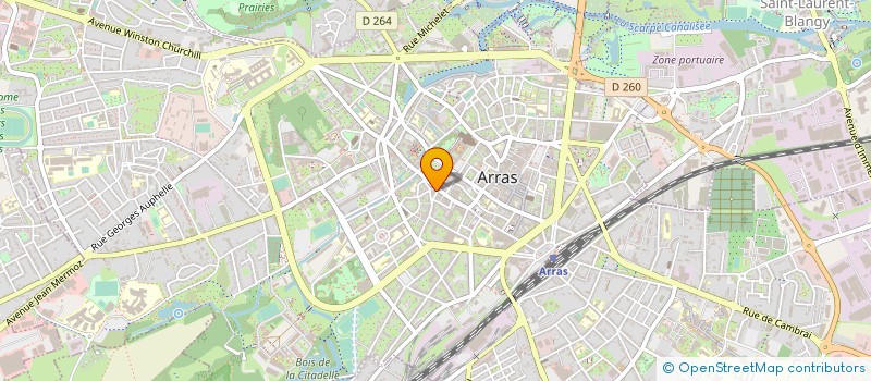 localisation de l'entreprise CYRIL DELANNE à ARRAS
