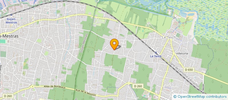 localisation de l'entreprise CYRIL DESCAT  LE TEICH