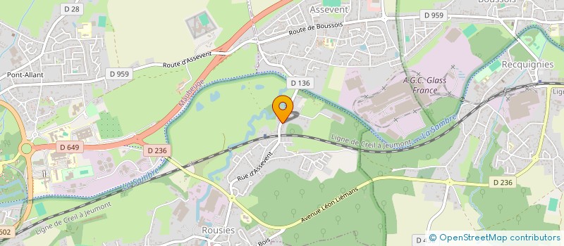 localisation de l'entreprise CYRIL ET ANAIS  ROUSIES