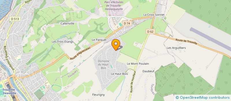 localisation de l'entreprise CYRIL ET DANA BELOLO  TOUQUES