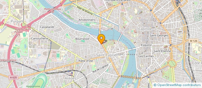 localisation de l'entreprise CYRIL GIRMA-VIDAL à TOULOUSE