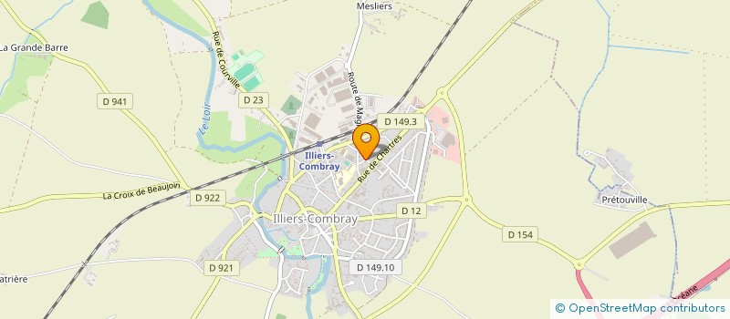 localisation de l'entreprise CYRIL GOSSE ELECTRICITE à ILLIERS-COMBRAY