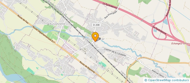 localisation de l'entreprise CYRIL GUILHAMET  POEY-DE-LESCAR