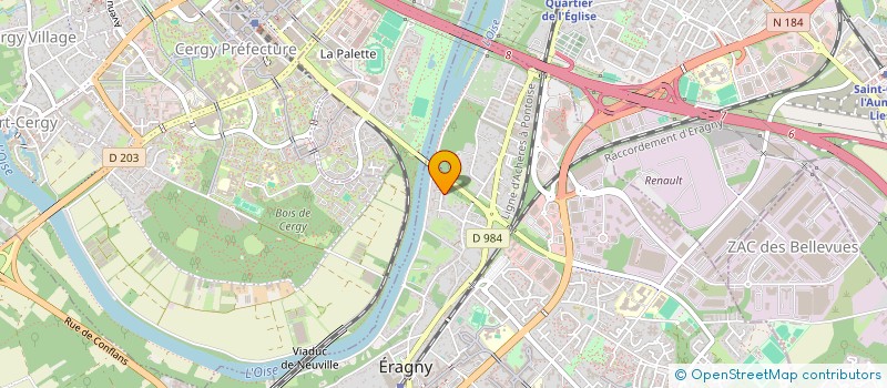 localisation de l'entreprise CYRIL HERREMAN GROUPE  ERAGNY