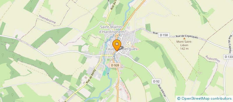 localisation de l'entreprise CYRIL HERVE ELECTRICITE FERMETURE  FAUQUEMBERGUES