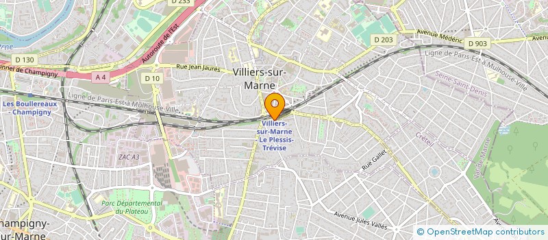 localisation de l'entreprise CYRIL IMMOBILIER à VILLIERS-SUR-MARNE