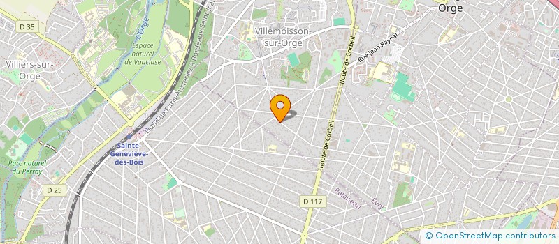 localisation de l'entreprise CYRIL LE PEINTRE  VILLEMOISSON-SUR-ORGE