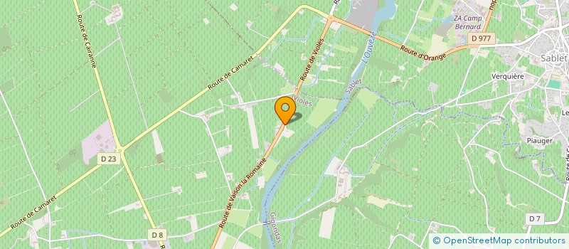 localisation de l'entreprise CYRIL MARCELLIN  VAISON-LA-ROMAINE