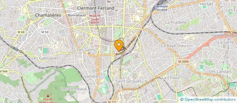 localisation de l'entreprise CYRIL MIRQ CONSULTANT  CLERMONT-FERRAND