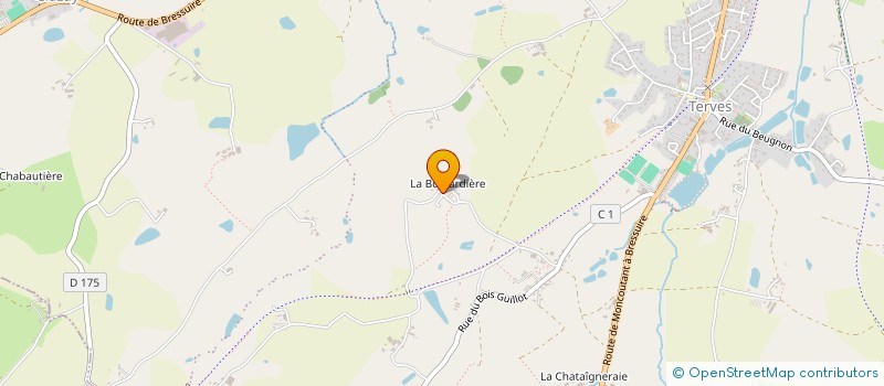 localisation de l'entreprise CYRIL OBLE VOTRE MENUISIER  BRESSUIRE