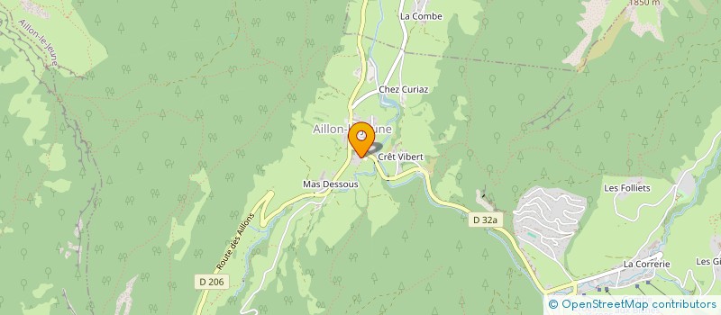 localisation de l'entreprise CYRIL PONT SPORT (CPS)  AILLON-LE-JEUNE