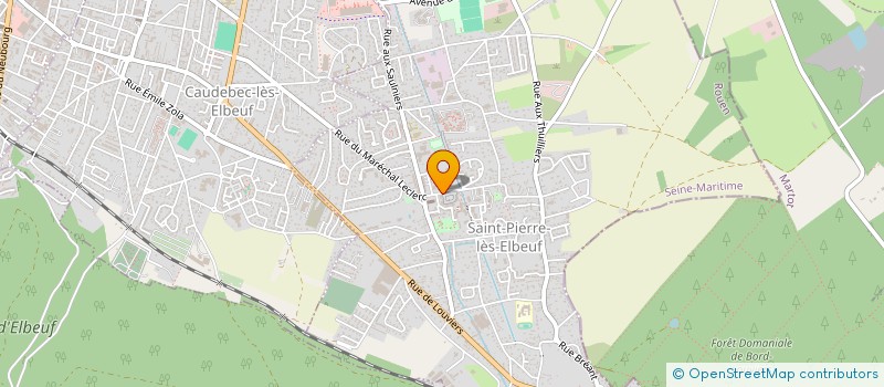 localisation de l'entreprise CYRIL PRIMEUR  SAINT-PIERRE-LES-ELBEUF