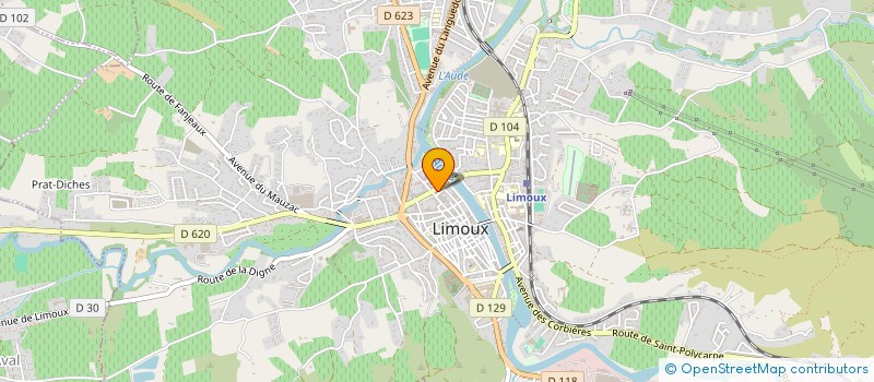 localisation de l'entreprise CYRIL SERVICE MENUISERIE à LIMOUX