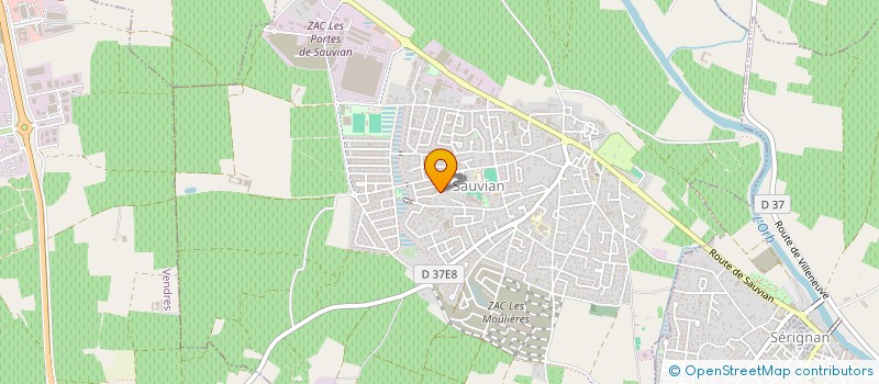 localisation de l'entreprise CYRIL TAXI  SAUVIAN