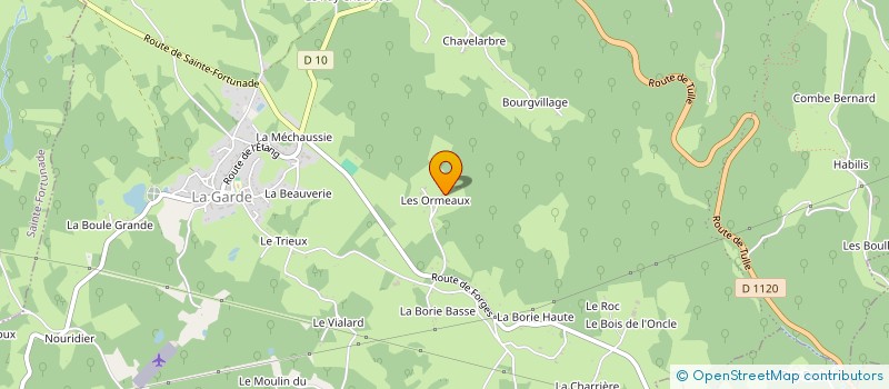 localisation de l'entreprise CYRIL VANTAL  LAGARDE-MARC-LA-TOUR