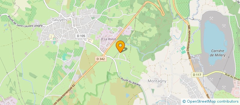 localisation de l'entreprise CYRIL VTC SERVICE SASU  MONTAGNY