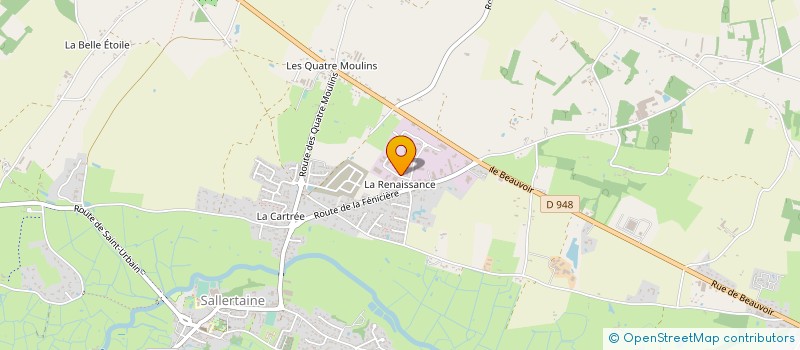 localisation de l'entreprise CYRILLE CAMPING CAR à SALLERTAINE