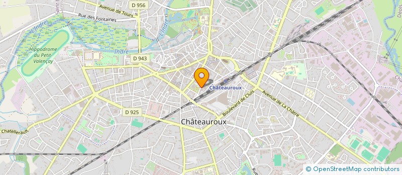 localisation de l'entreprise CYRILLE CRECHET & ASSOCIES à CHATEAUROUX