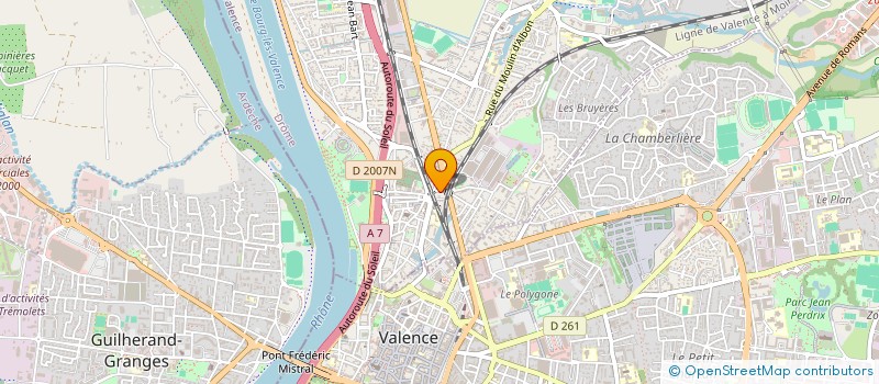 localisation de l'entreprise CYRILLE DEPANNAGE à BOURG-LES-VALENCE