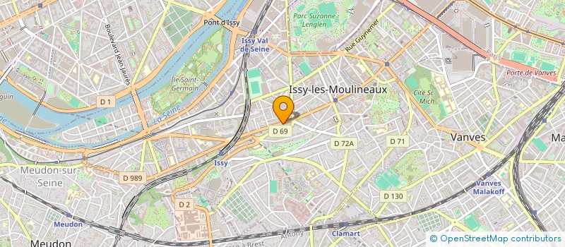 localisation de l'entreprise CYRILLE G à ISSY-LES-MOULINEAUX
