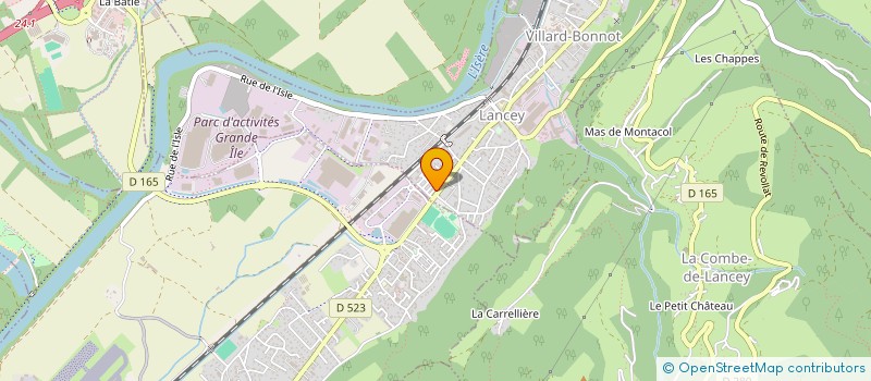 localisation de l'entreprise CYRILLE PICCIONE à VILLARD-BONNOT