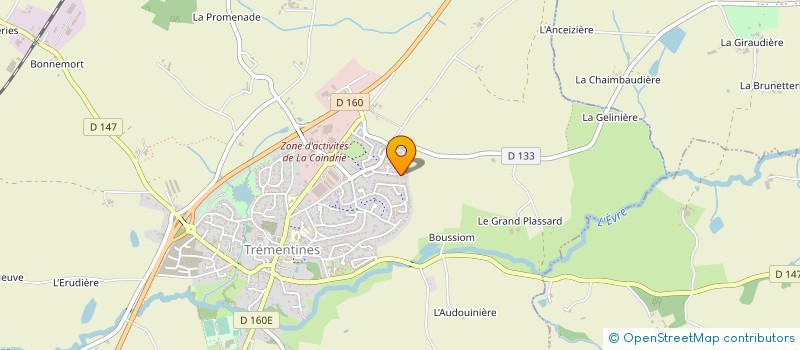 localisation de l'entreprise CYRIMO  TREMENTINES