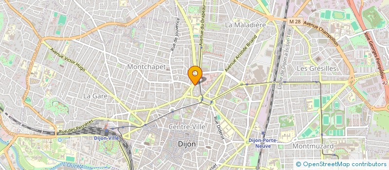 localisation de l'entreprise CYRINE à DIJON