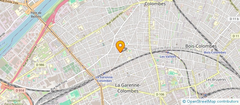 localisation de l'entreprise CYRINE H.  COLOMBES