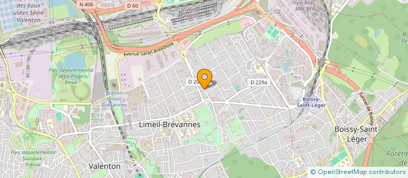 localisation de l'entreprise CYRINE TRANSPORTS à LIMEIL-BREVANNES