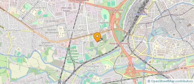 localisation de l'entreprise CYRINES à STRASBOURG